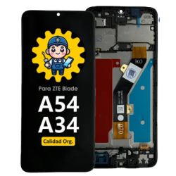 DISPLAY ZTE A54 4G / ZTE A34 ORIGINAL CON MARCO