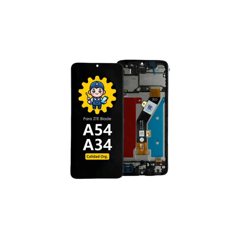 DISPLAY ZTE A54 4G / ZTE A34 ORIGINAL CON MARCO DISPLAY ZTE A54 4G / ZTE A34 ORIGINAL CON MARCO