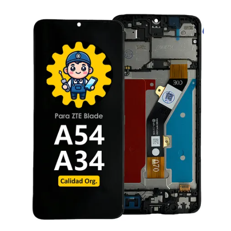 DISPLAY ZTE A54 4G / ZTE A34 ORIGINAL CON MARCO