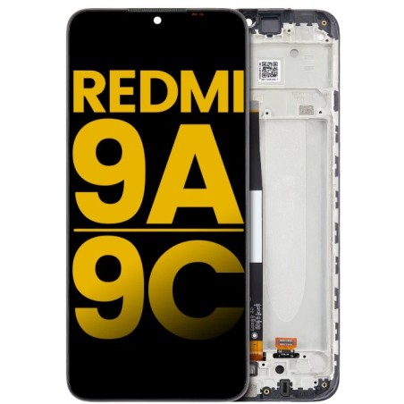 DISPLAY REDMI 9A / REDMI 9C ORIGINAL CON MARCO
