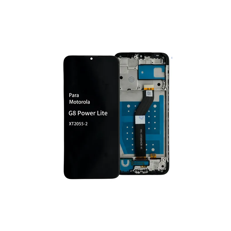 DISPLAY MOTO G8 POWER LITE ORIGINAL CON MARCO
