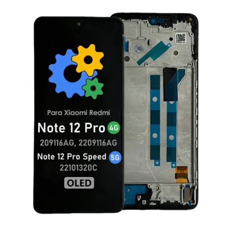 DISPLAY XIAOMI REDMI NOTE 12 PRO 4G OLED CON MARCO