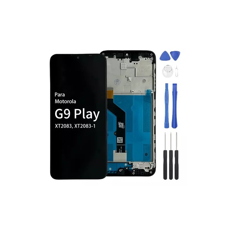 DISPLAY MOTO G9 PLAY ORIGINAL SIN MARCO