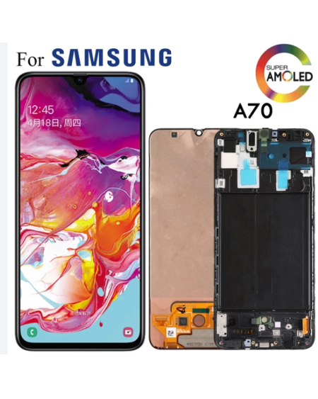 DISPLAY SAMSUNG A70 ORIGINAL CON MARCO