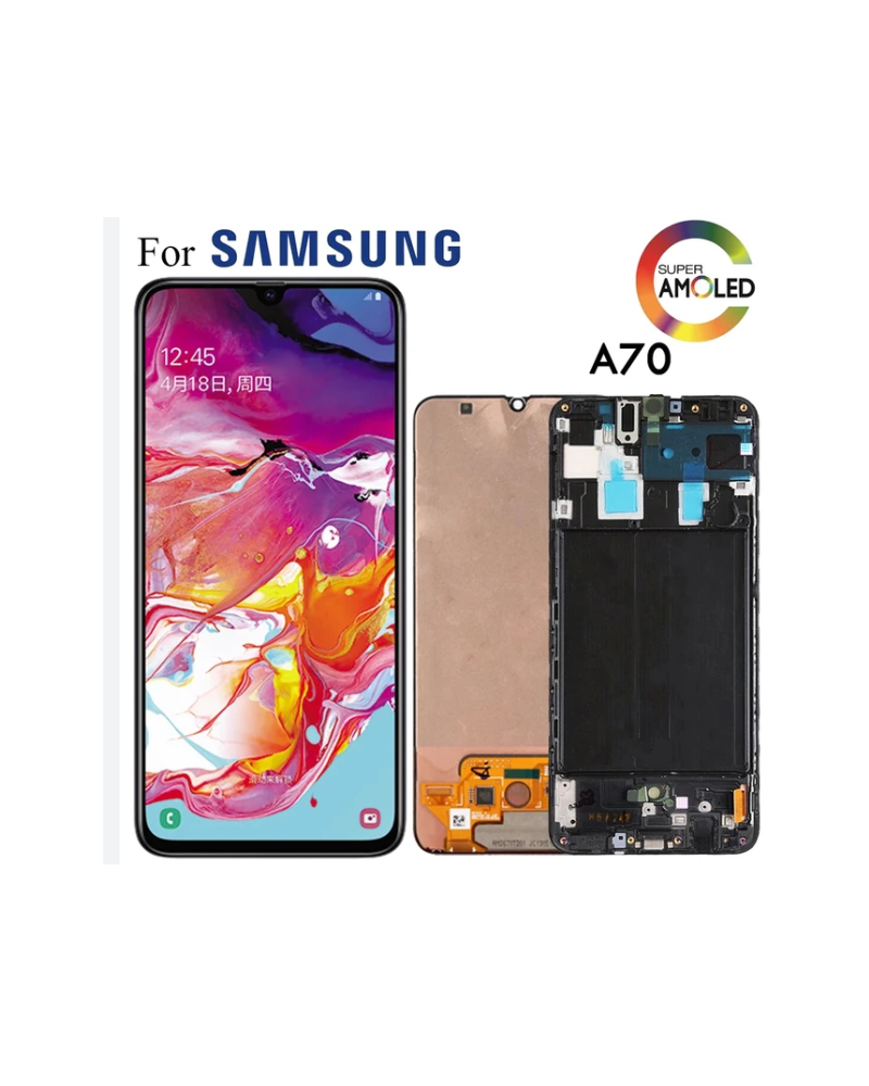 DISPLAY SAMSUNG A70 ORIGINAL CON MARCO