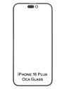GLASS CON OCA IPHONE 16 PLUS