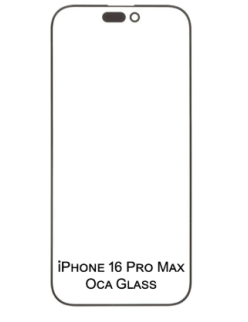 GLASS CON OCA IPHONE 16 PRO MAX