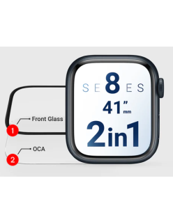 GLASS CON OCA APPLE WATCH S8 41MM
