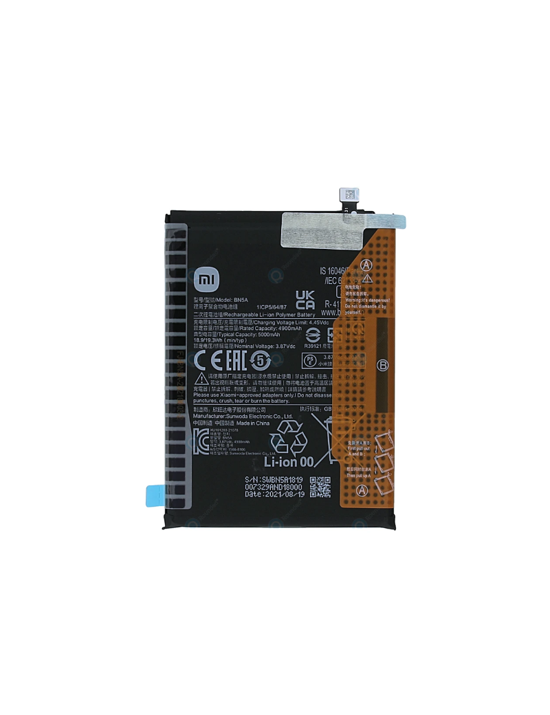BATERIA PARA XIAOMI BN5A / REDMI 10 5G / REDMI 10 2022 / POCO M3 PRO 4G/5G