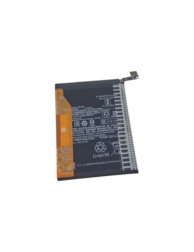 BATERIA PARA XIAOMI BN59 / REDMI NOTE 10 4G / REDMI NOTE 10S / POCO M5S