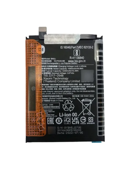 BATERIA PARA XIAOMI BN5J / REDMI NOTE 12 / NOTE 12 PRO / POCO X5 5G