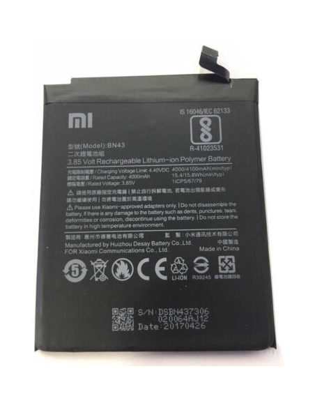 BATERIA PARA XIAOMI BM4J / REDMI NOTE 8 PRO