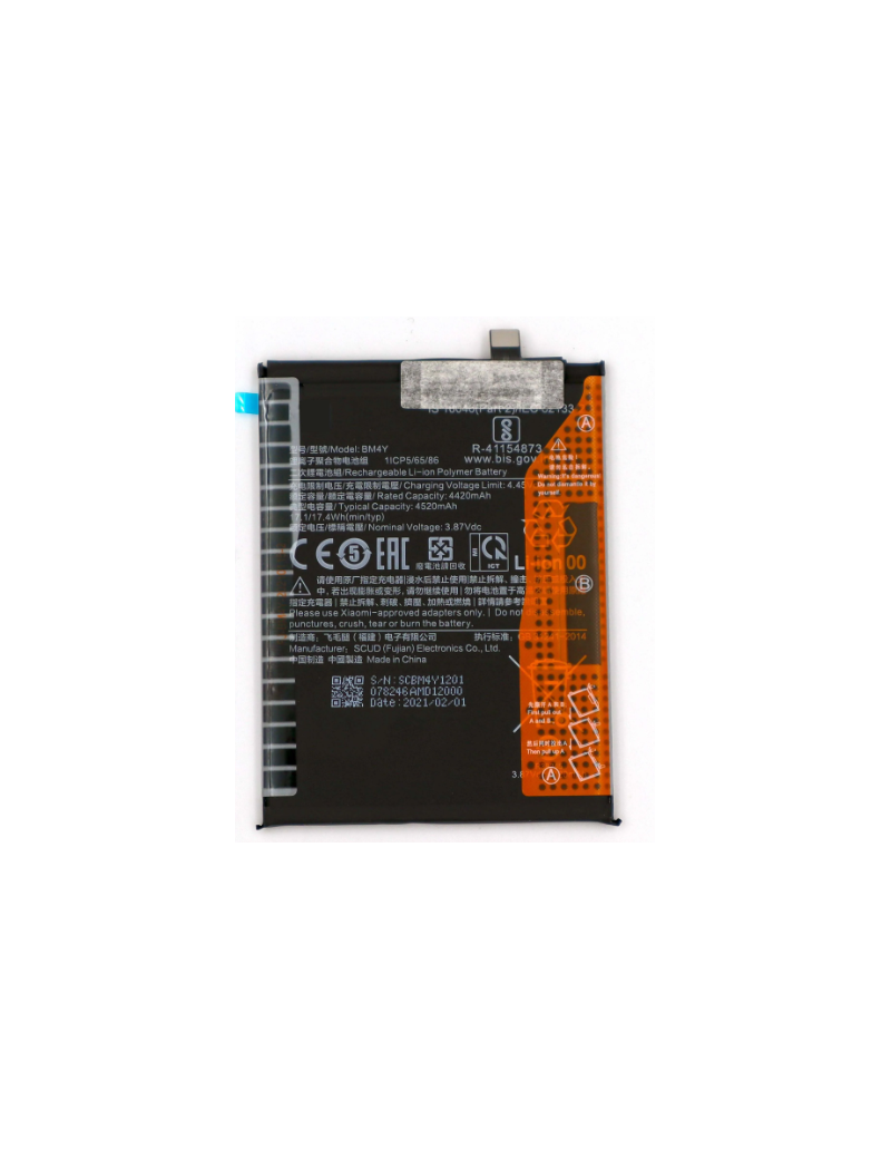 BATERIA PARA XIAOMI BM4Y / POCO F3 / K40 PRO