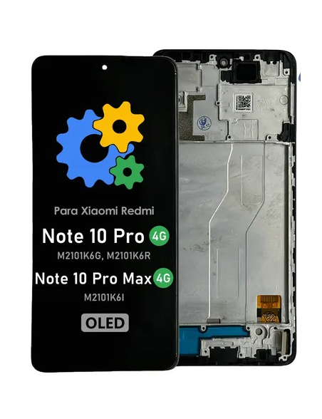 DISPLAY XIAOMI REDMI NOTE 10 PRO OLED CON MARCO