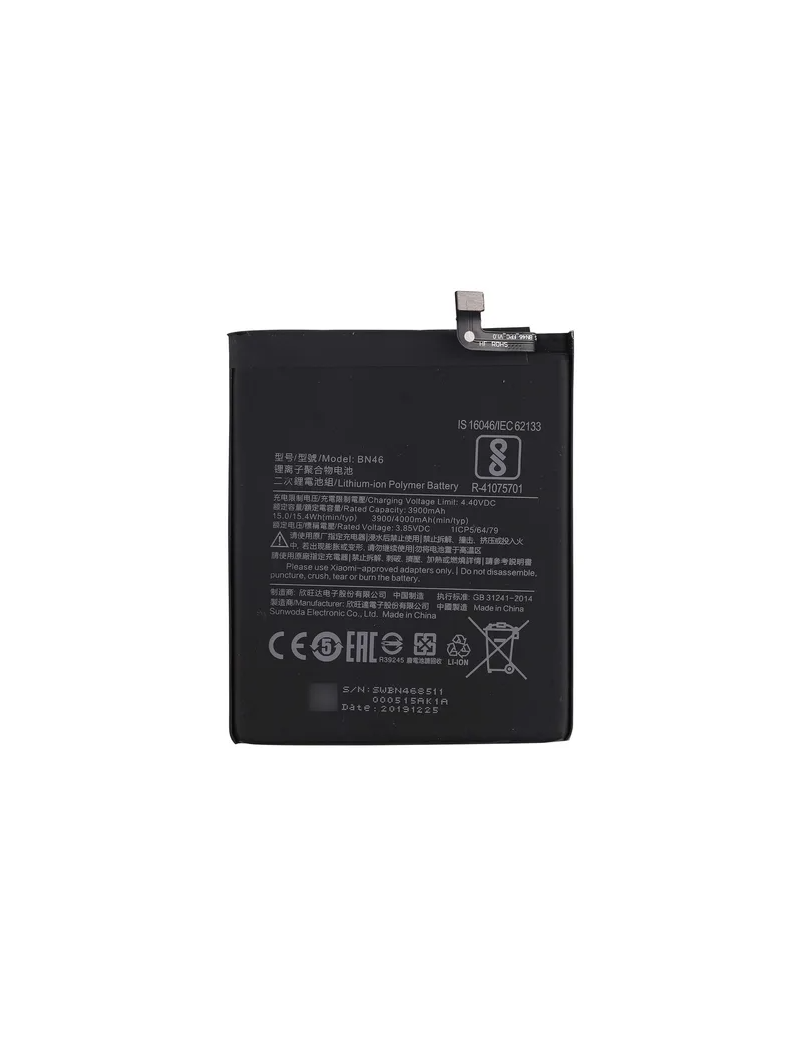 BATERIA PARA XIAOMI BN46 / REDMI NOTE 8 / REDMI NOTE 8T