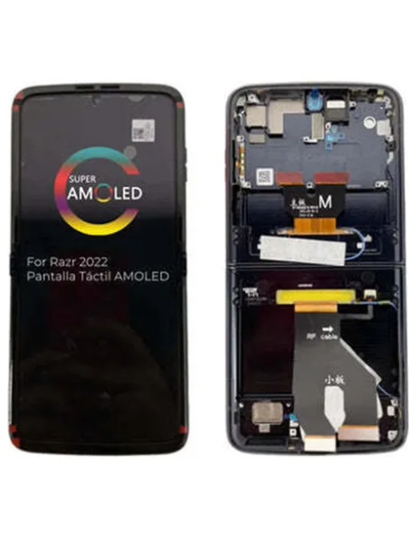 DISPLAY MOTO RAZR 2022 ORIGINAL CON MARCO