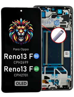 DISPLAY OPPO RENO 13F OLED CON MARCO