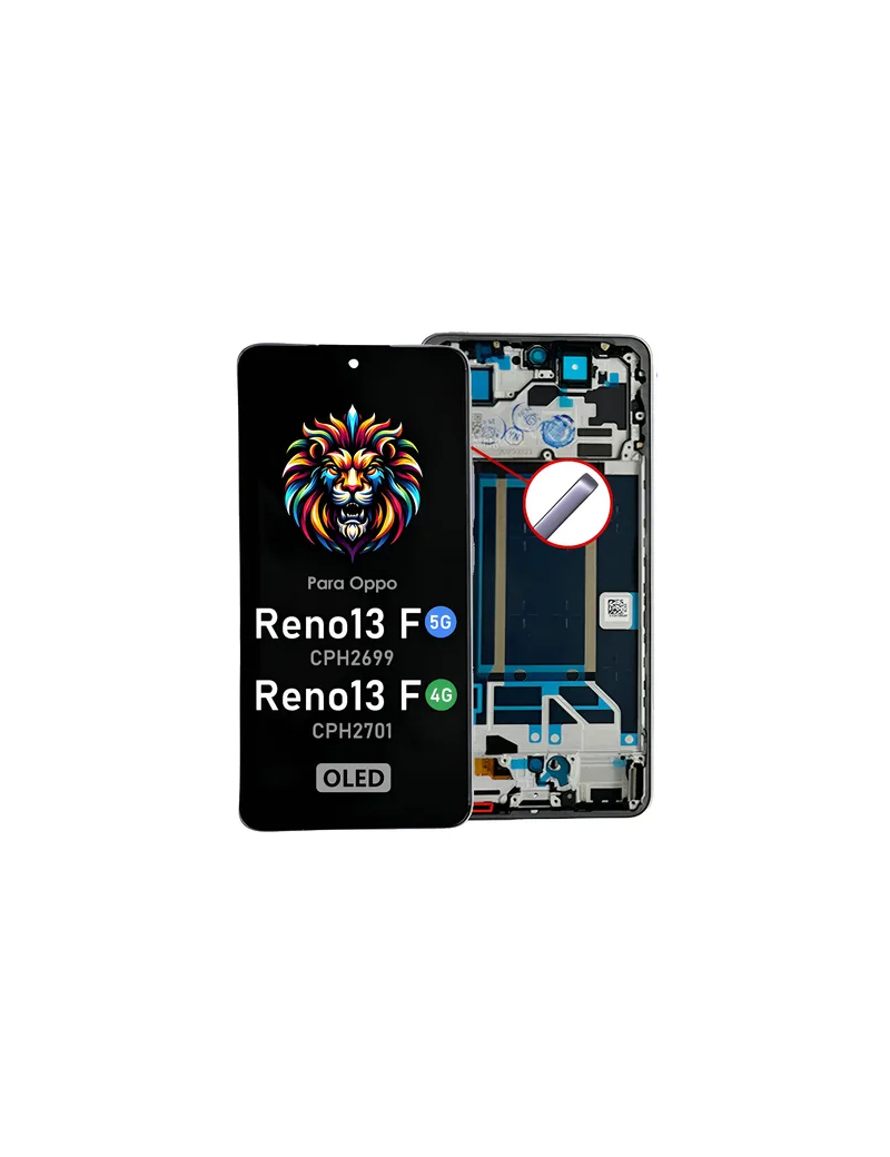 DISPLAY OPPO RENO 13F OLED CON MARCO