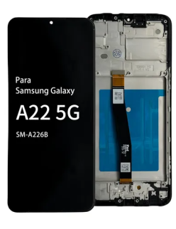 DISPLAY SAMSUNG A22 5G ORIGINAL CON MARCO
