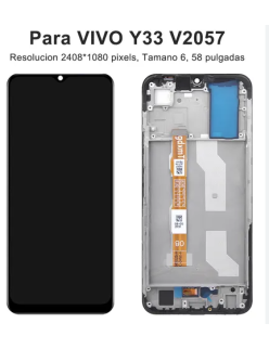 DISPLAY VIVO Y33 ORIGINAL CON MARCO