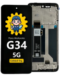 DISPLAY MOTO G34 ORIGINAL CON MARCO
