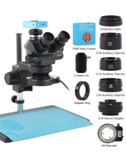 MICROSCOPIO TRINOCULAR 4K 2K 55 MP