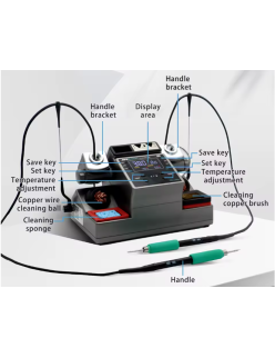 CAUTIN ESTACION DE SOLDADURA AIFEN A902 MANERAL C115 Y C210 CON 3 PUNTAS
