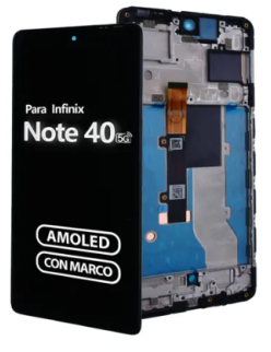 DISPLAY INFINIX NOTE 40 5G ORIGINAL CON MARCO