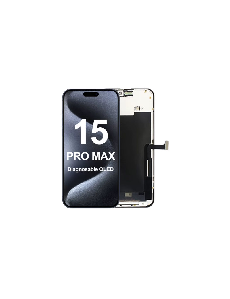 DISPLAY IPHON 15 PRO MAX OLED DIAGNOSTIC ( REMUEVA PIEZA DESCONOCIDA )