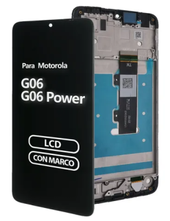 DISPLAY MOTO G06 / MOTO G06 POWER ORIGINAL CON MARCO
