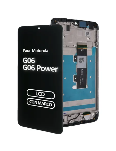 DISPLAY MOTO G06 / MOTO G06 POWER ORIGINAL CON MARCO