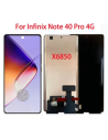 DISPLAY INFINIX NOTE 40 PRO 4G ORIGINAL CON MARCO