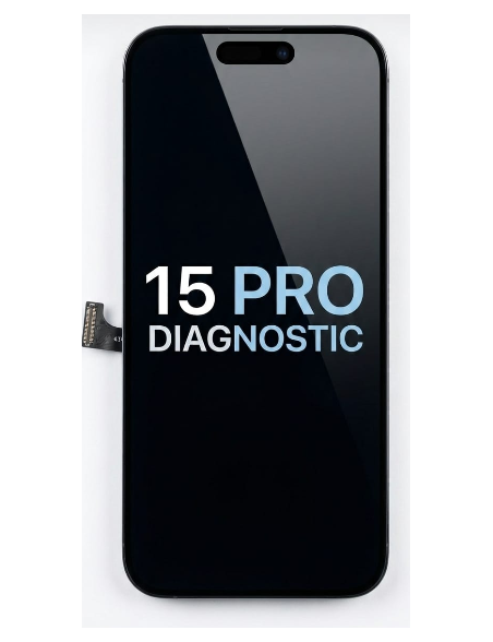 DISPLAY IPHONE 15 PRO DIAGNOSTIC ( REMUEVA PIEZA DESCONOCIDA )