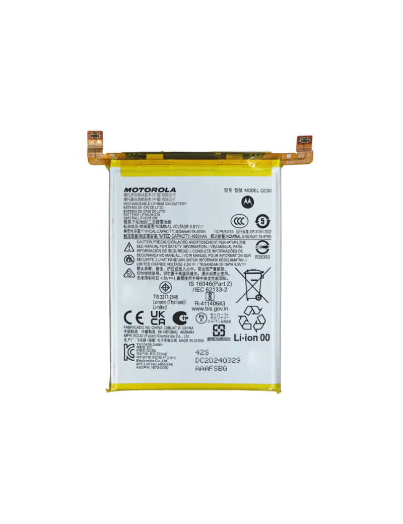 BATERIA MOTO EDGE 50 FUSION QC50 ORIGINAL