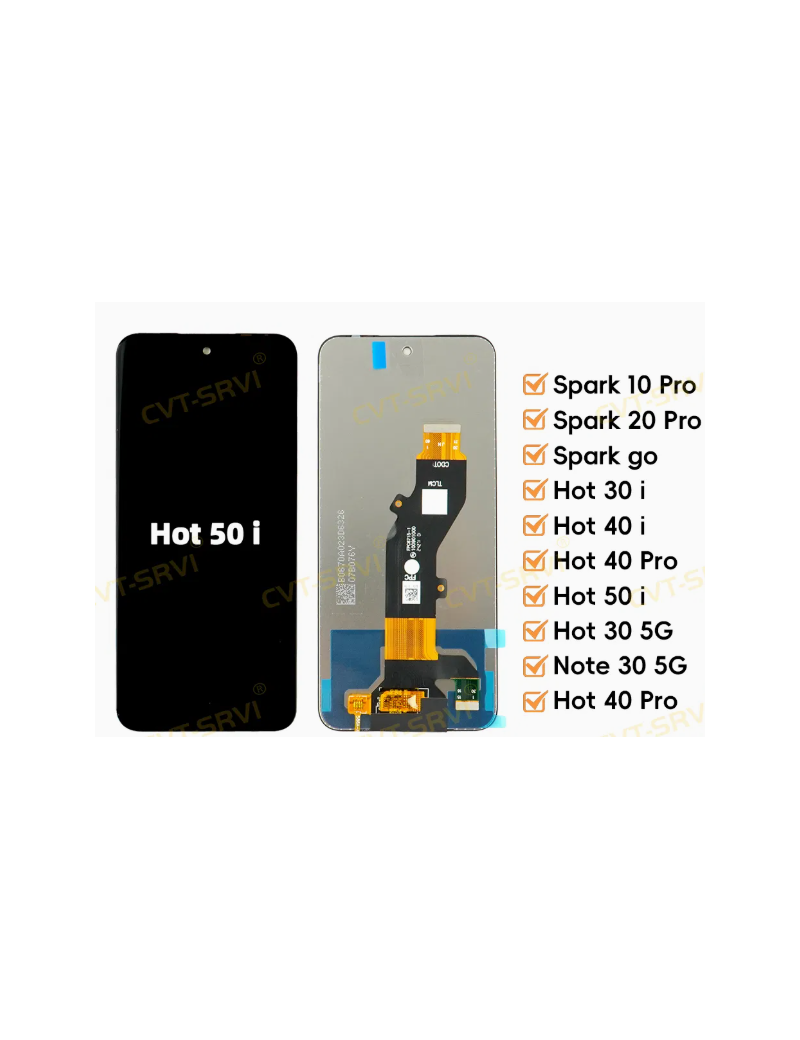 DISPLAY INFINIX HOT 30 5G /HOT 40I/HOT 40 PRO/HOT 50I/NOTE 30 5G/HOT 40 PRO/ SPARK 10 PRO/SPARK 20 PRO/POVA 5 /POVA 5 PRO
