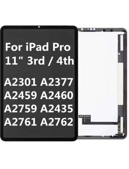 DISPLAY IPAD PRO 11 3ERA Y 4TA GENERACION ( A2377 / A2301 / A2459 / A2460 / A2759 / A2435 / A2761 / A2762 )