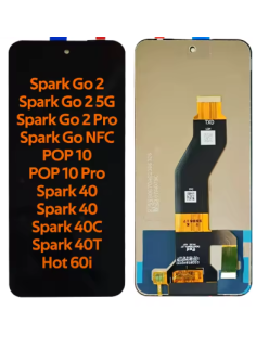 DISPLAY TECNO SPARK 40 4G / SPARK 40 C / SPARK 40 T / INFINIX HOT 60I / SPARK GO 2 / SPARK G0 2 5G / SPARK GO 2 PRO /  POP 10