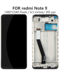 DISPLAY XIAOMI REDMI NOTE 9 / REDMI 10X ORIGINAL CON MARCO