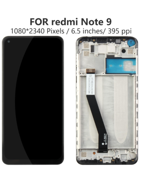 DISPLAY XIAOMI REDMI NOTE 9 / REDMI 10X ORIGINAL CON MARCO