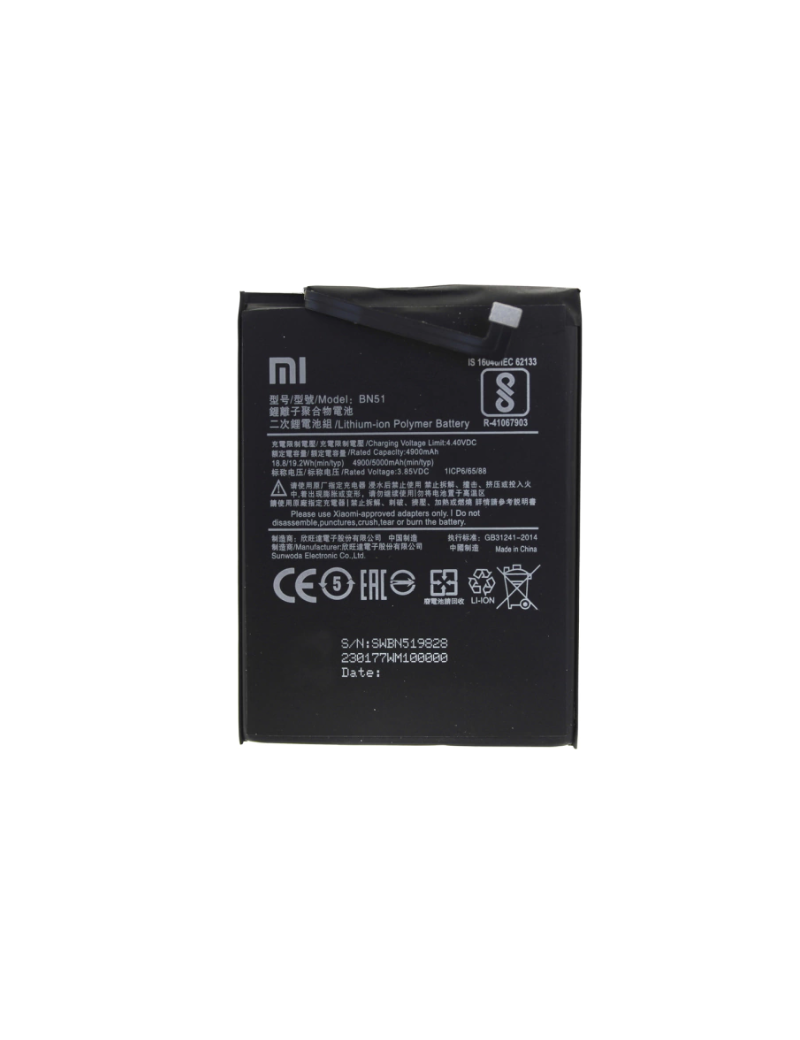 BATERIA BN51 PARA XIAOMI REDMI 8 / REDMI 8A