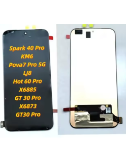 DISPLAY TECNO SPARK 40 PRO 5G / POVA 7 PRO 5G / HOT 60 PRO / INFINIX GT 30 PRO ORIGINAL SIN MARCO