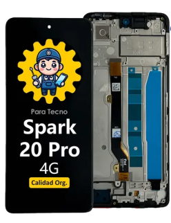 DISPLAY TECNO SPARK 20 PRO 4G ORIGINAL CON MARCO