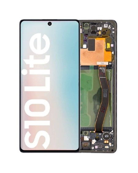 DISPLAY SAMSUNG S10 LITE ORIGINAL CON MARCO