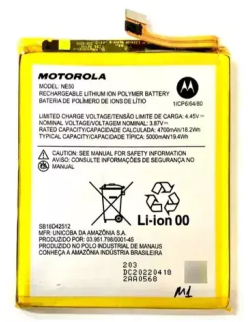 BATERIA MOTOROLA NE50 ORIGINAL MOTO G50 / MOTO G52 / MOTO G72 / MOTO G82 / MOTO G71S