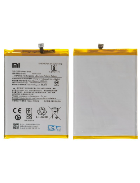 BATERIA PARA XIAOMI BN56 PARA REDMI 9A/ REDMI 9C / POCO C50