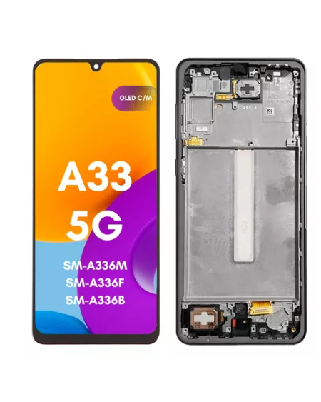 DISPLAY SAMSUNG A33 ORIGINAL CON MARCO