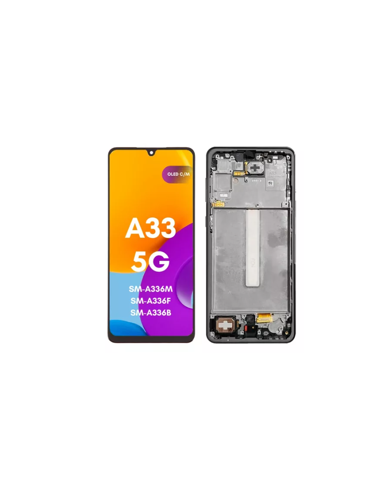DISPLAY SAMSUNG A33 ORIGINAL CON MARCO