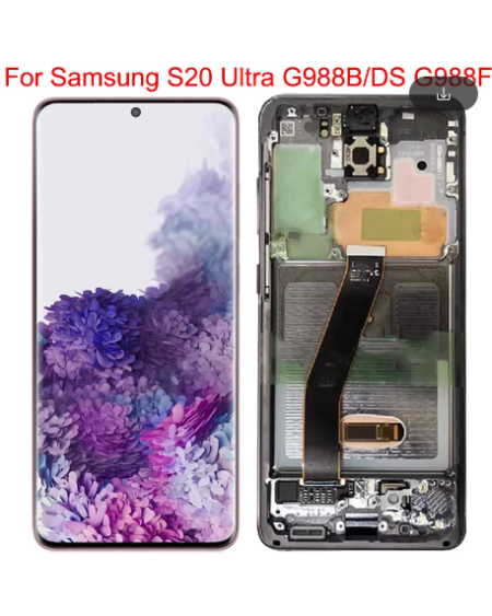 DISPLAY SAMSUNG S20 ULTRA OLED CON MARCO