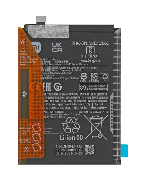BATERIA PARA XIAOMI BP42 / XIAOMI MI 11 LITE