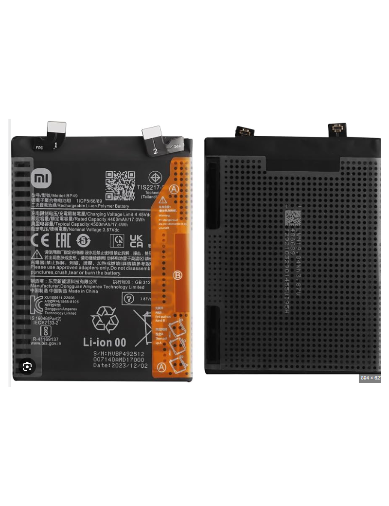 BATERIA PARA XIAOMI BP49 / POCO F4 GT / REDMI K40S
